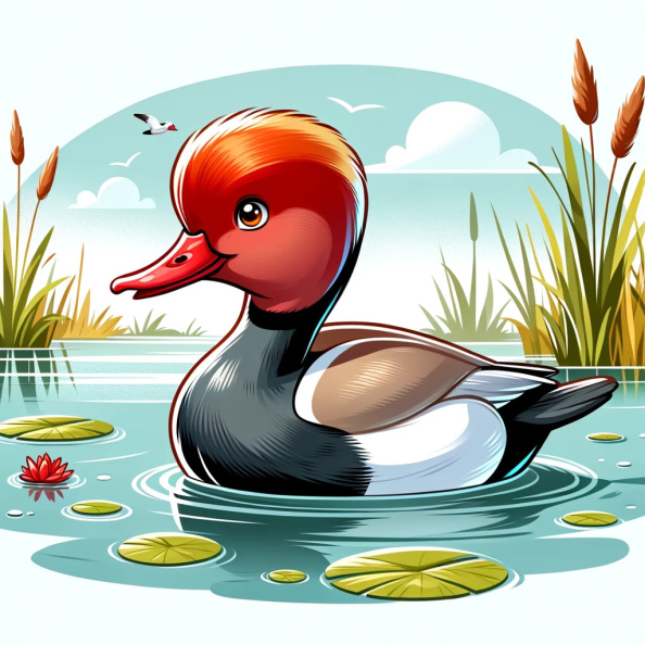 Red-crested Pochard logo